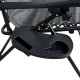 Раскладное кресло шезлонг LEOBRO Zero Gravity Grey (LB-ZGC-A1-GRY)