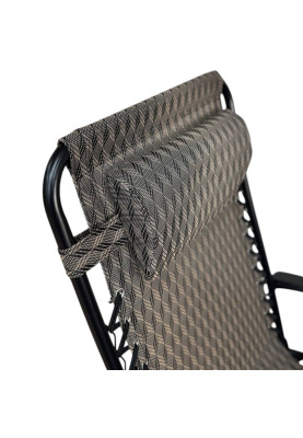 Розкладне крісло шезлонг LEOBRO Zero Gravity Plaid (LB-ZGC-A1-PLD)