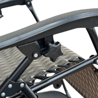 Розкладне крісло шезлонг LEOBRO Zero Gravity Plaid (LB-ZGC-A1-PLD)