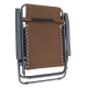 Розкладне крісло шезлонг LEOBRO Zero Gravity Brown (LB-ZGC-A1-BRN)