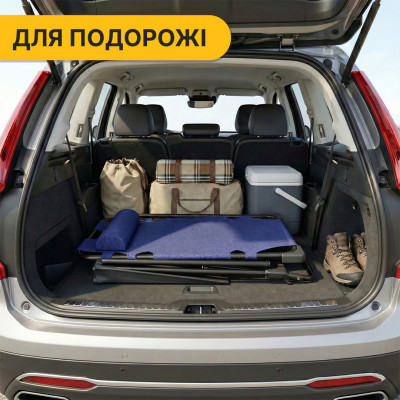 Раскладное кресло кровать с подушкой LEOBRO Темно-синий (LB-FCB-G1-BLU) Раскладное кресло кровать с подушкой LEOBRO Темно-синий (LB-FCB-G1-BLU)