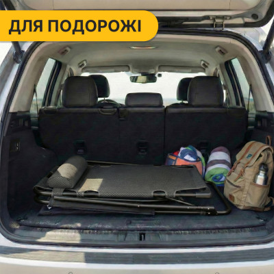 Розкладне крісло з подушкою LEOBRO Коричневий (LB-FCB-G1-BRN)