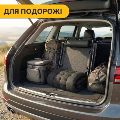 Розкладне крісло ліжко з подушкою LEOBRO Чорний (LB-FCB-G1-BLK) Розкладне крісло ліжко з подушкою LEOBRO Чорний (LB-FCB-G1-BLK)
