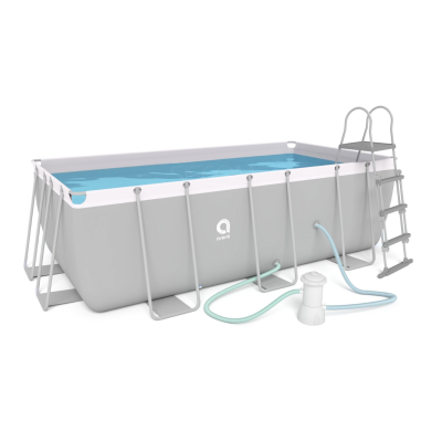 Бассейн каркасный, прямоугольный Avenli 400x207x122 см. 17в1 (2818)
