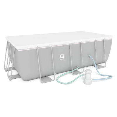 Бассейн каркасный, прямоугольный Avenli 400x207x122 см. 17в1 (2818)