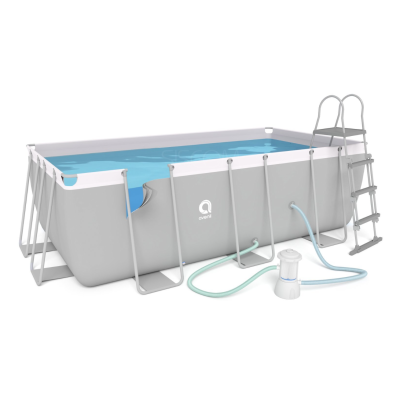 Бассейн каркасный, прямоугольный Avenli 400x207x122 см. 17в1 (2818)