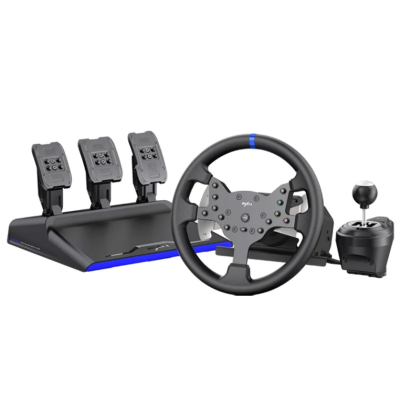 Руль с педалями и коробкой передач PXN V99 для PS4, PS3, Xbox Series, Xbox X/S, PC