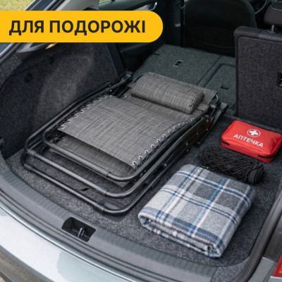 Розкладне крісло шезлонг LEOBRO Zero Gravity Grey (LB-ZGC-F1-GRY) Розкладне крісло шезлонг LEOBRO Zero Gravity Grey (LB-ZGC-F1-GRY)