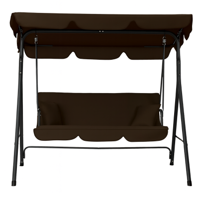 Гойдалка з подушками на 3 особи LEOBRO Brown