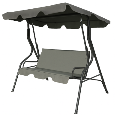 Гойдалка з подушками на 3 особи LEOBRO Relax Grey