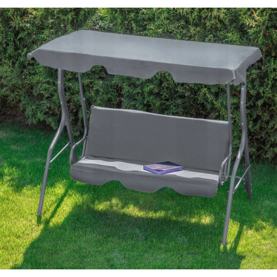 Гойдалка з подушками на 3 особи LEOBRO Relax Grey