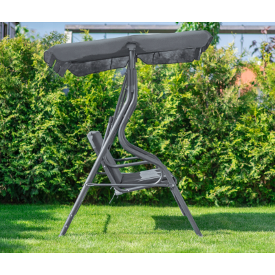 Гойдалка з подушками на 3 особи LEOBRO Relax Grey