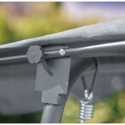 Гойдалка з подушками на 3 особи LEOBRO Relax Grey