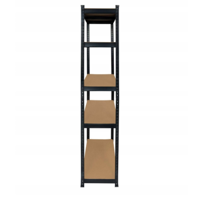 Стелаж LEOBRO Black 150 х 70 х 30 см, 175кг/полиця, 5 полиць (LB-R117)