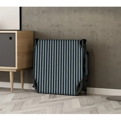 Розкладне ліжко (розкладачка) з Mesh-матрацом і подушкою LEOBRO Striped (LB-FB-A2-STR)