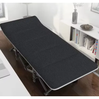 Туристична похідна розкладачка з Mesh-матрацом LEOBRO Black (LB-CC-L1-BLK)