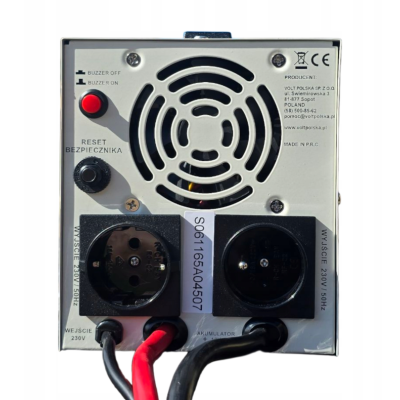 Гібридне ДБЖ/інвертор Volt Polska SINUS PRO 850 E PLUS 12/230V 500/850W (3SPM08012M)