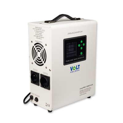 Гібридний ДБЖ/інвертор Volt Polska SINUS PRO 1200 E PLUS 12/230V 800/1200W (3SPM12012M)