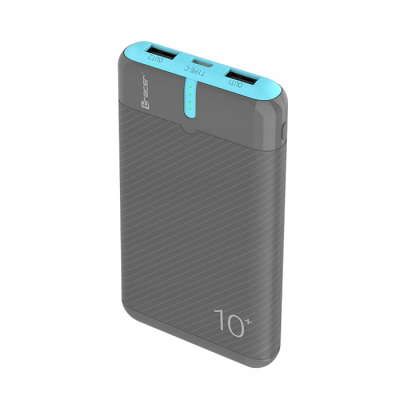 TRACER EnerGo 10000mAh Сірий/Синій Power bank (TRABAT47514) TRACER EnerGo 10000mAh Сірий/Синій Power bank (TRABAT47514)