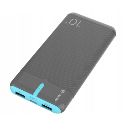 TRACER EnerGo 10000mAh Сірий/Синій Power bank (TRABAT47514) TRACER EnerGo 10000mAh Сірий/Синій Power bank (TRABAT47514)
