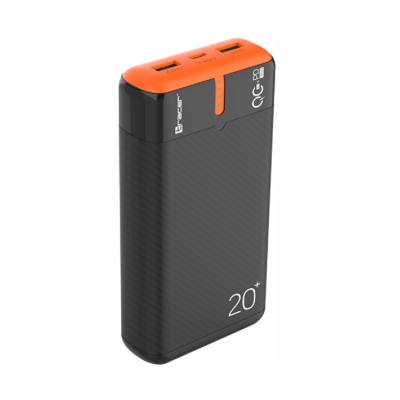 Power bank TRACER EnerGen 20000mAh PD+QC3.0 black/orange (TRABAT47516)