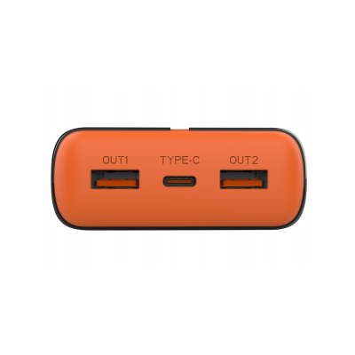 Power bank TRACER EnerGen 20000mAh PD+QC3.0 black/orange (TRABAT47516)