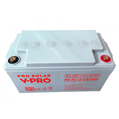 Акумулятор VOLT AGM VRLA DEEP CYCLE 74Ah 12V (6AKXDEEP07) Акумулятор VOLT AGM VRLA DEEP CYCLE 74Ah 12V (6AKXDEEP07)