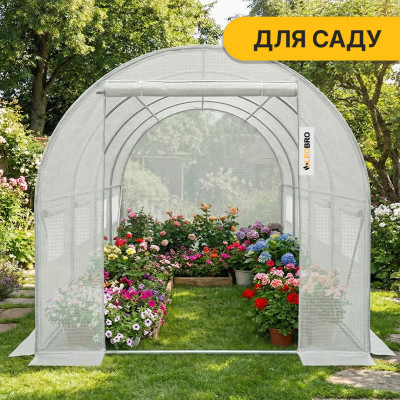 Садова теплиця парник LEOBRO Garden 10м² White (LB-G103-WHT) Садова теплиця парник LEOBRO Garden 10м² White (LB-G103-WHT)