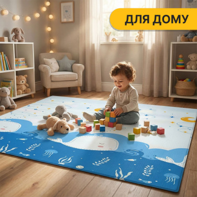 Дитячий ігровий килимок LEOBRO 180 x 200 x 1 см (LB-1034) Дитячий ігровий килимок LEOBRO 180 x 200 x 1 см (LB-1034)