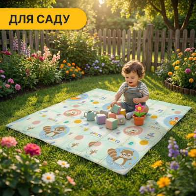 Дитячий ігровий килимок LEOBRO 180 x 200 x 1 см (LB-1034) Дитячий ігровий килимок LEOBRO 180 x 200 x 1 см (LB-1034)
