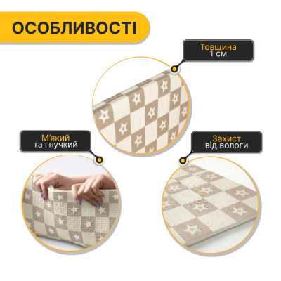 Дитячий ігровий килимок LEOBRO 180 x 200 x 1 см (LB-1032) Дитячий ігровий килимок LEOBRO 180 x 200 x 1 см (LB-1032)