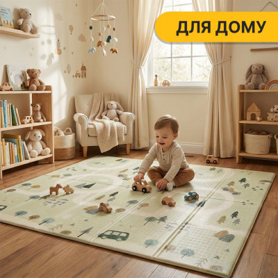 Дитячий ігровий килимок LEOBRO 180 x 200 x 1 см (LB-1032) Дитячий ігровий килимок LEOBRO 180 x 200 x 1 см (LB-1032)