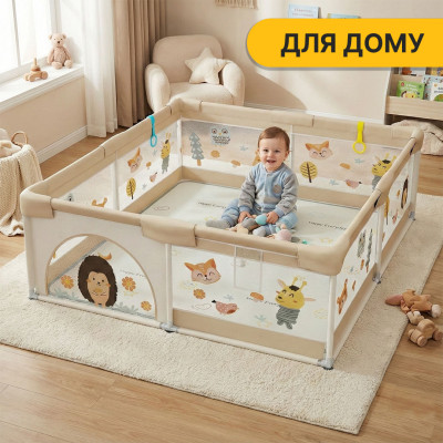 Дитячий манеж LEOBRO "Лісовий Їжачок" 180 x 200 см (LB-1006) Дитячий манеж LEOBRO "Лісовий Їжачок" 180 x 200 см (LB-1006)