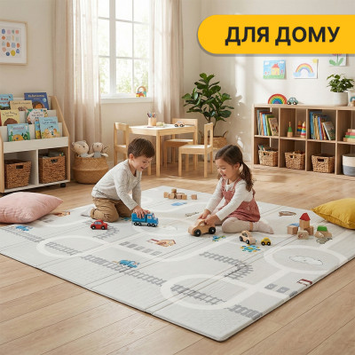 Дитячий ігровий килимок LEOBRO 150 x 200 x 1 см (LB-1027) Дитячий ігровий килимок LEOBRO 150 x 200 x 1 см (LB-1027)