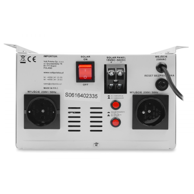 Гібридний ДБЖ/інвертор Volt Polska SINUS PRO 800 S 12/230V 500/800W + 30A MPPT (3SPS098012)