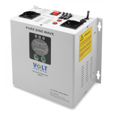 Гібридний ДБЖ/інвертор Volt Polska SINUS PRO 800 S 12/230V 500/800W + 30A MPPT (3SPS098012)