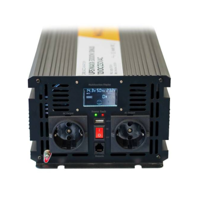 Комплект аварійного живлення 4SUN MAXX SINUS 3000W + Акумулятор VOLT AGM 100Ah (Зарядка 20А)