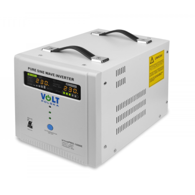 УЦІНКА! Гібридний ДБЖ/інвертор Volt Polska SINUS PRO 1500 E 12/230V 1000/1500W (3SP091512E)