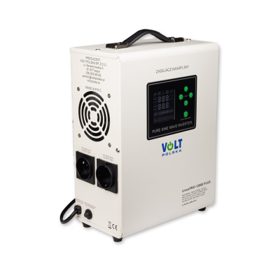 УЦІНКА! Гібридний ДБЖ/інвертор Volt Polska SINUS PRO 1200 E PLUS 12/230V 800/1200W (3SPM12012M)