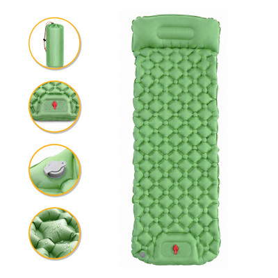 Надувний похідний килимок матрац LEOBRO Air Mat 190 x 60 см Green (LB-1095)