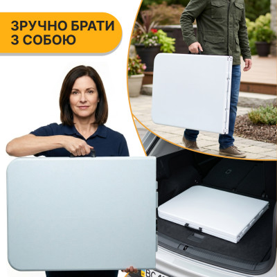 Розкладний туристичний стіл LEOBRO Tourismo 180 x 70 см (LB-1061) Розкладний туристичний стіл LEOBRO Tourismo 180 x 70 см (LB-1061)