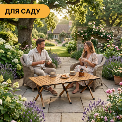 Розкладний туристичний стіл LEOBRO Camp Wood XL (LB-1069) Розкладний туристичний стіл LEOBRO Camp Wood XL (LB-1069)