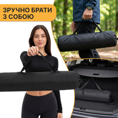 Комплект туристичний - стіл LEOBRO 52x52x50 см та крісло Lite Green