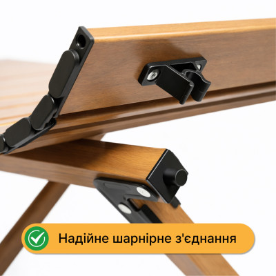 Комплект туристичний - стіл LEOBRO Camp M 59х59х38 см та 2 крісла Lite Green Комплект туристичний - стіл LEOBRO Camp M 59х59х38 см та 2 крісла Lite Green
