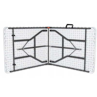 Розкладний стіл для кейтерингу FunFit 180x74 x 3,5 см Білий (4897)