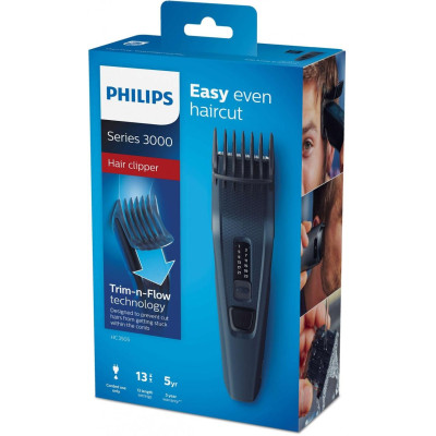Машинка для стриження волосся Philips HC3505/15 (DualCut-різальний блок з подвійним заточуванням,13 параметрів довжини)