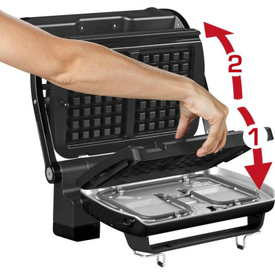 Електрогриль притискний Tefal OptiGrill+ GC716 (GC716D12) Електрогриль притискний Tefal OptiGrill+ GC716 (GC716D12)
