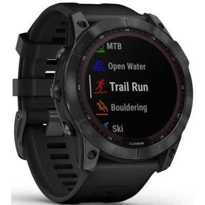 Смарт-годинник Garmin Fenix 7X Solar Slate Gray with Black Band (010-02541-00/01)
