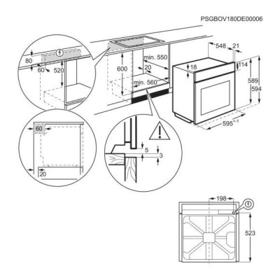 Духовка електрична Electrolux EOF5C50Z Духовка електрична Electrolux EOF5C50Z