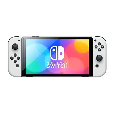 Портативна ігрова приставка Nintendo Switch OLED with White Joy-Con (045496453435)
